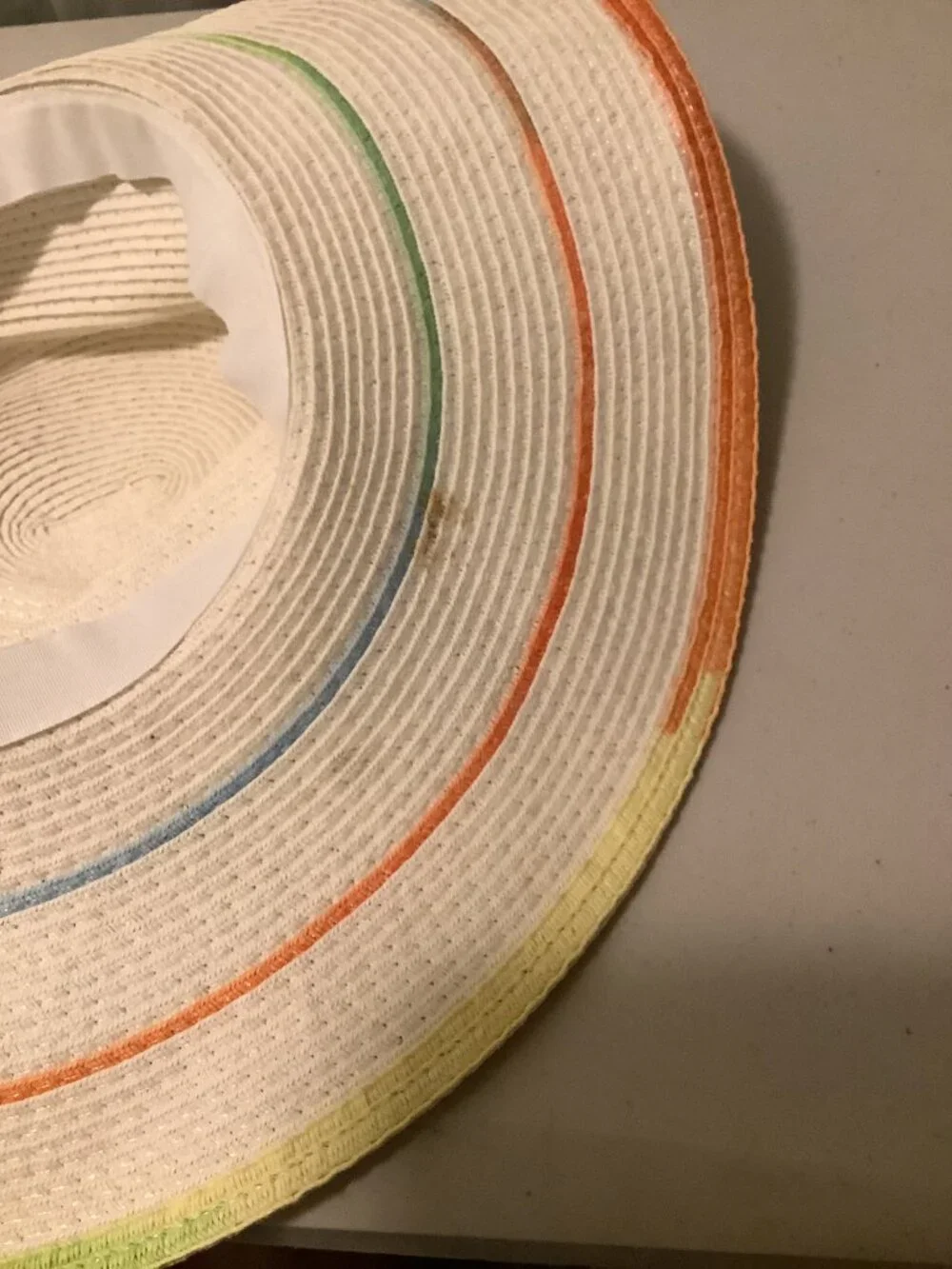 Magid Hats 100% Paper Straw Wide Brim Floppy Sun Hat GUC One Size